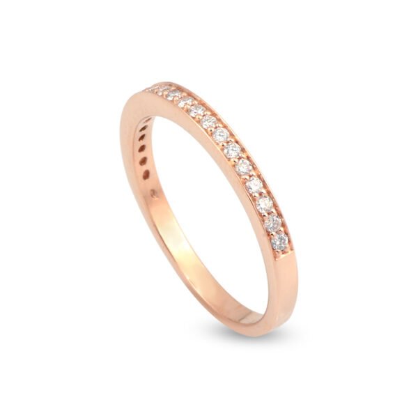 Rosy Radiance Diamond Band - Image 5