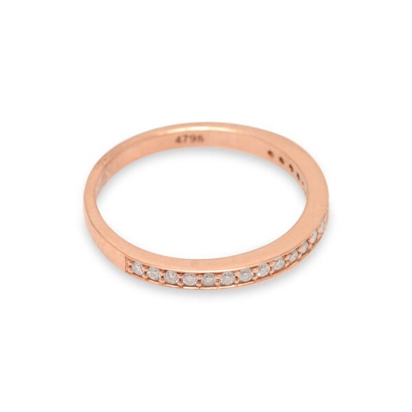 Rosy Radiance Diamond Band - Image 3