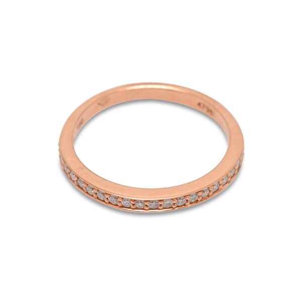 Rosy Radiance Diamond Band - Image 2