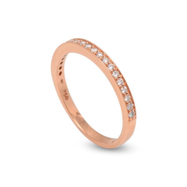 Rosy Radiance Diamond Band