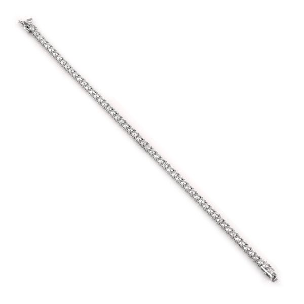 18K White Gold Diamond Bracelet - Image 2