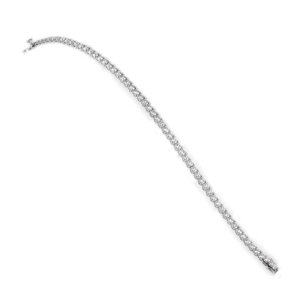 18K White Gold Diamond Bracelet - Image 3