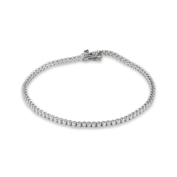 18K White Gold Diamond Bracelet