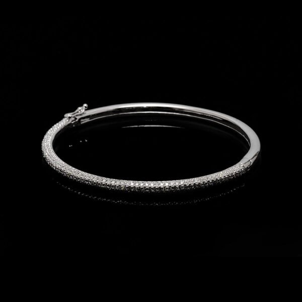 18K White Gold Diamond Bracelet - Image 3