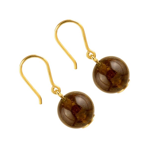 Yellow Gold and Tourmaline Earrings - Image 2