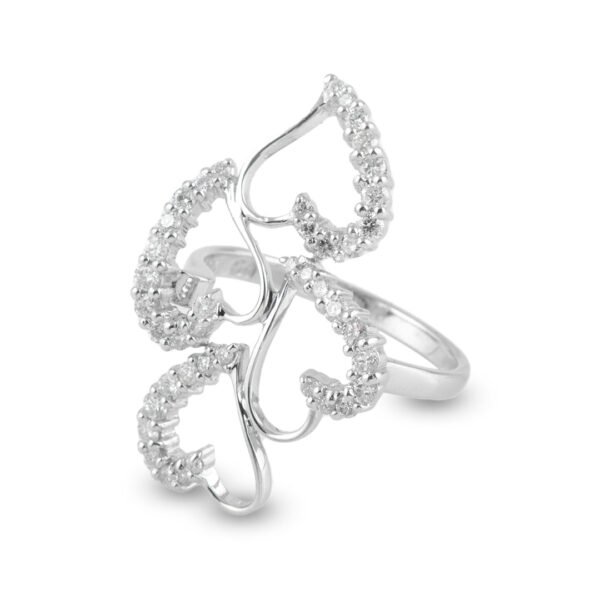 Timeless Elegance: White Gold Diamond Band - Image 3