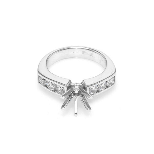 18K White Gold Diamond Solitaire - Image 2