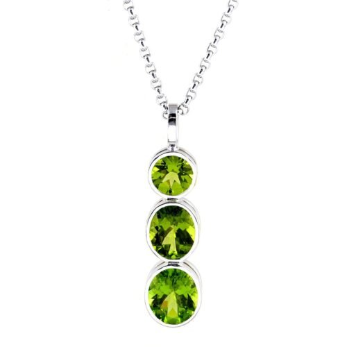 peridot pendant necklace