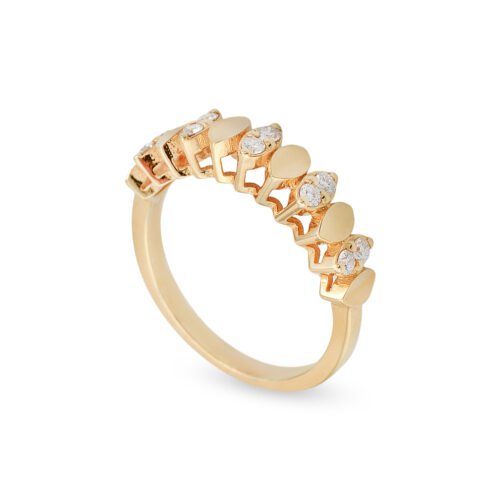 18K Yellow Gold Diamond Band