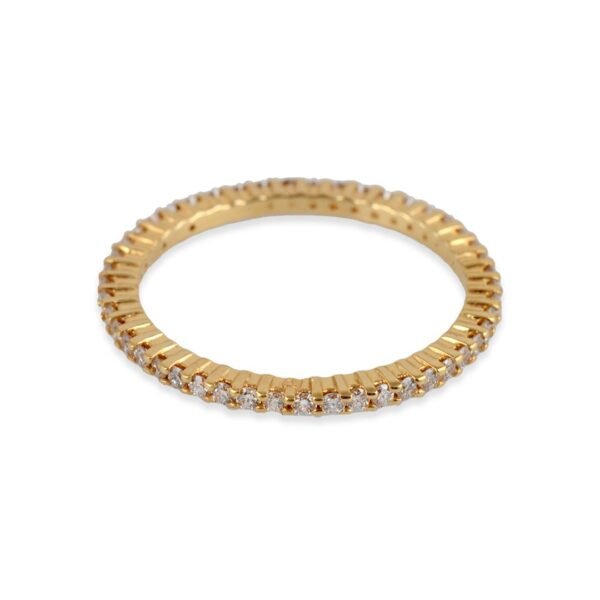 Eternal Radiance 18K Yellow Gold Diamond Band - Image 3
