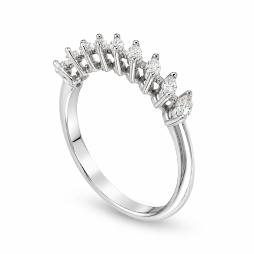 marquise diamond band