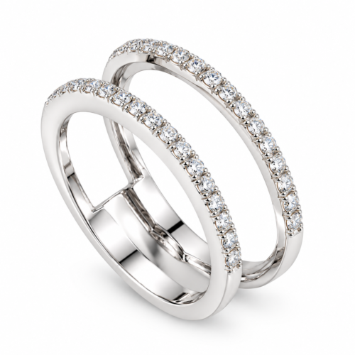 pavé diamond band