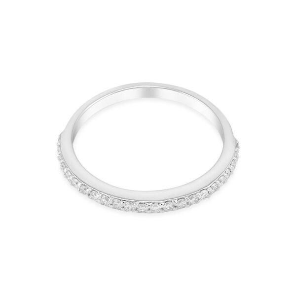 White Gold Diamond Band with 23 VS1-G Diamonds - Image 3