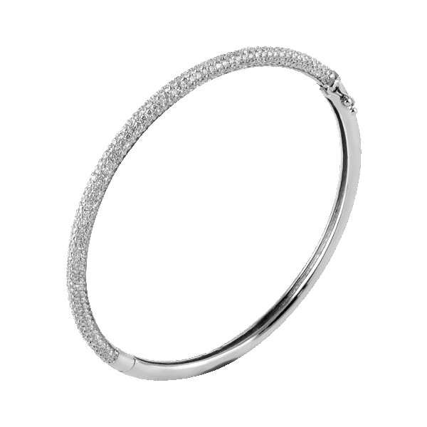 18K White Gold Diamond Bracelet