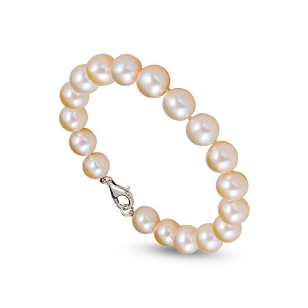 925 Sterling Silver Freshwater Pearl Bracelet – Classic Elegance - Image 3