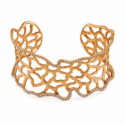 18K Rose Gold Diamond Bracelet