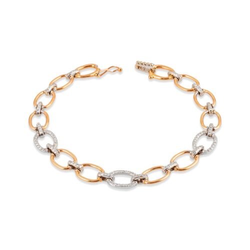 diamond link bracelet