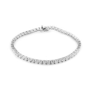 18K White Gold Diamond Tennis Bracelet