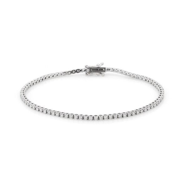 18k White Gold Diamond Bracelet with Diamonds