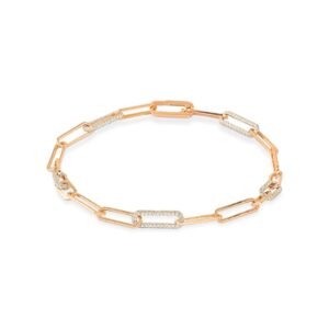 Radiant Harmony Gold and Diamond Bracelet