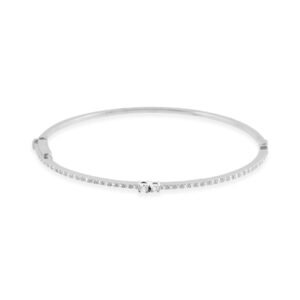 Diamond Bracelet in White Gold