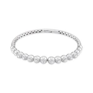 Radiant White Gold Diamond Bracelet