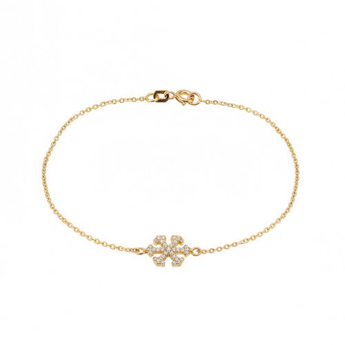 gold and diamond bracelet