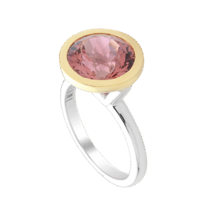 18k Yellow and White Gold Tourmaline Ring – S. Begermi