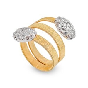 Radiant Luxe: 18K Yellow & White Gold Diamond Ring