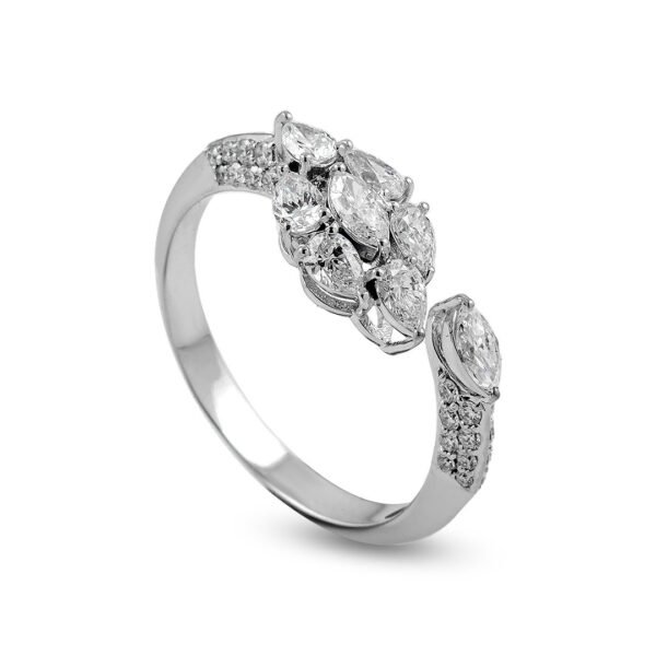 Celestial Harmony White Gold Diamond Ring