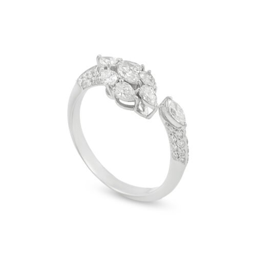 Celestial Harmony White Gold Diamond Ring