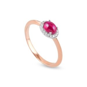 Ruby and Diamond Accent Ring