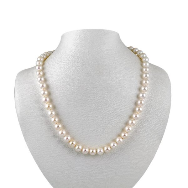 18k White Gold Mikimoto Pearl Necklace – Timeless Elegance