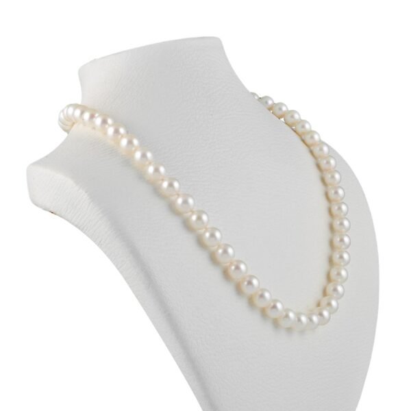 Mikimoto Pearl Necklace – 18k Yellow Gold - Image 2