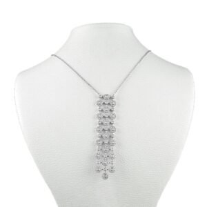18K White Gold and Diamond Necklace