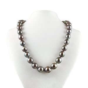 18K Yellow Gold and Tahitian Pearl Necklace