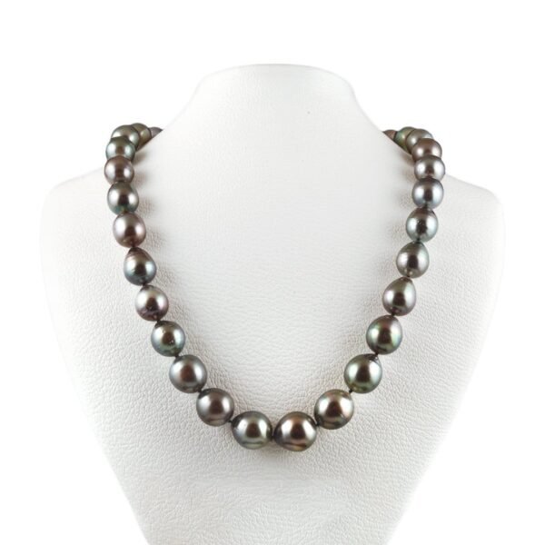 18K Yellow Gold and Tahitian Pearl Necklace