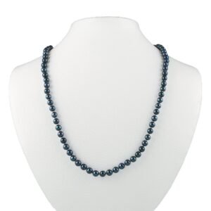 Elegant Essence: 925 Sterling Silver Freshwater Pearl Necklace