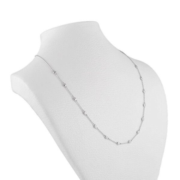 18-Karat White Gold Necklace With Diamonds - Image 2