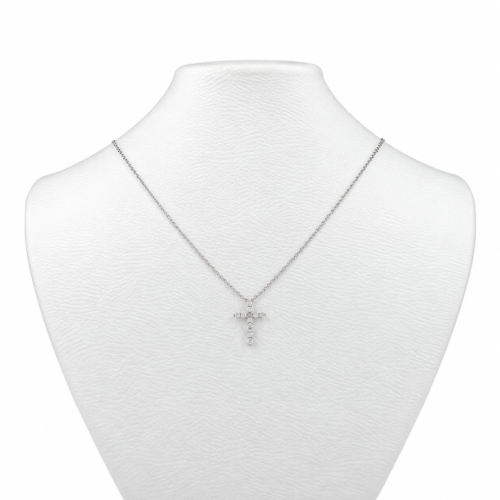 Cross Diamond Necklace