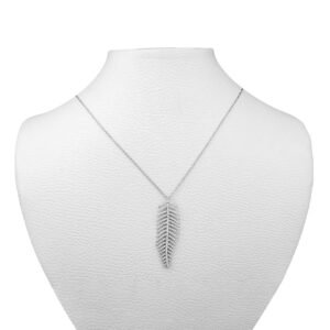 18K White Gold Diamond Necklace with VS1-G Diamonds