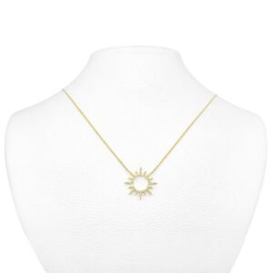 18K Yellow Gold Diamond Necklace with 64 VS1-G Diamonds