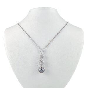 Tahitian Pearl Diamond Pendant