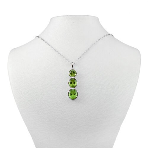 peridot pendant necklace