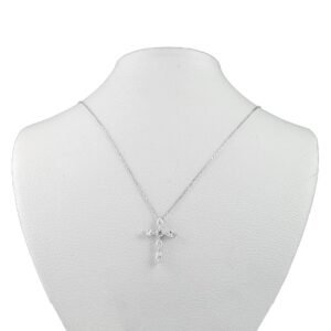 Elegant White Gold and Diamond Pendant