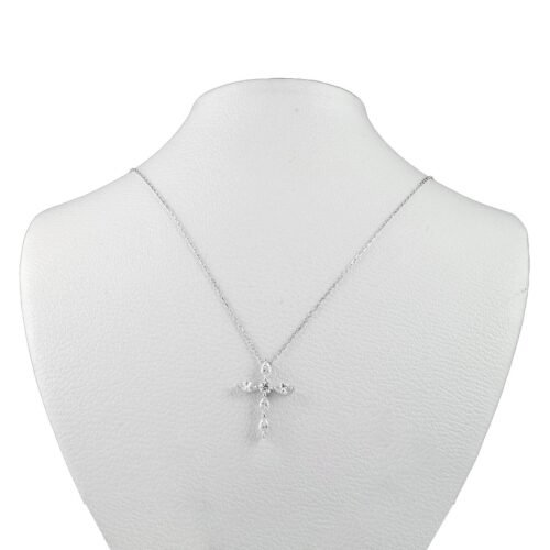 Elegant White Gold and Diamond Pendant