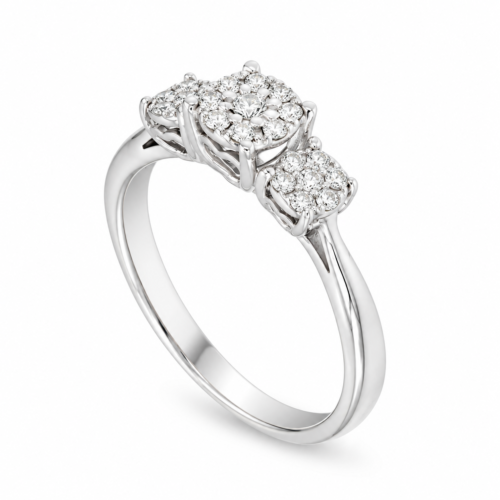 white gold solitaire ring