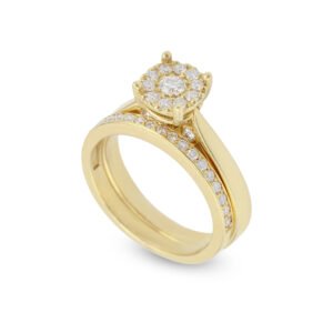18K Yellow Gold Solitaire Ring