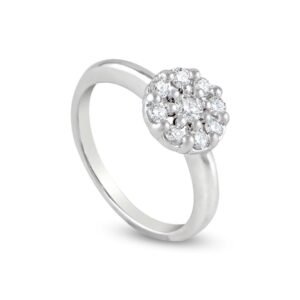 White Gold Diamond Solitaire Ring