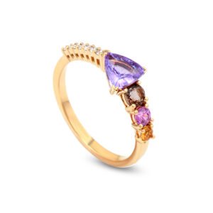 Violet Constellation Ring